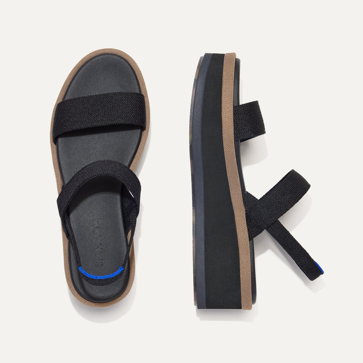 The Lightweight Wedge Sandal - Pepper