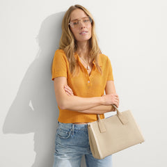 The Classic Handbag - Soft Sesame