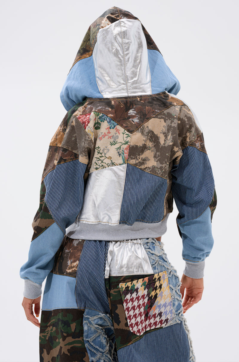 WILD AND FREE ZIP UP SWEATSHIRT