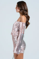 SERENA SEQUIN MINI DRESS