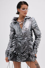 WAYS TO GO METALLIC ADJUSTABLE DRESS