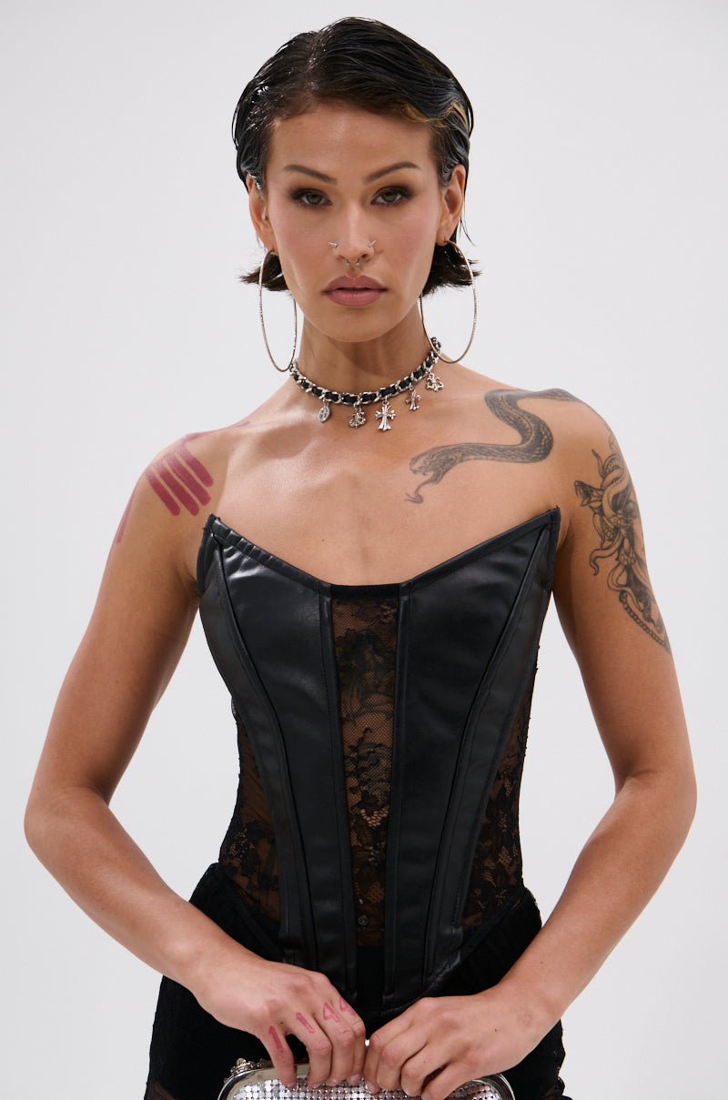 TOO GOOD FOR THIS LACE CORSET