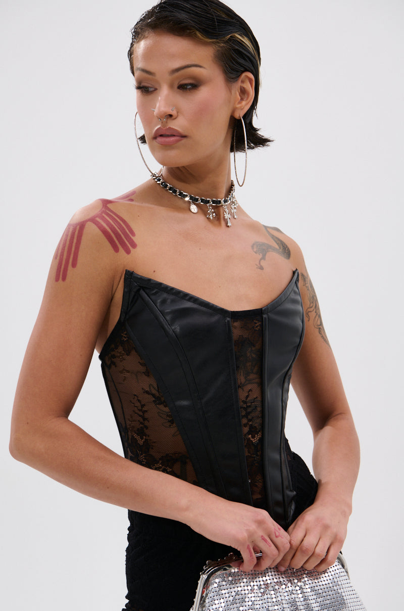 TOO GOOD FOR THIS LACE CORSET