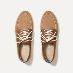 The Ravello Boat Shoe - Nautical Brown