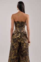 LOTUS BROCADE CORSET