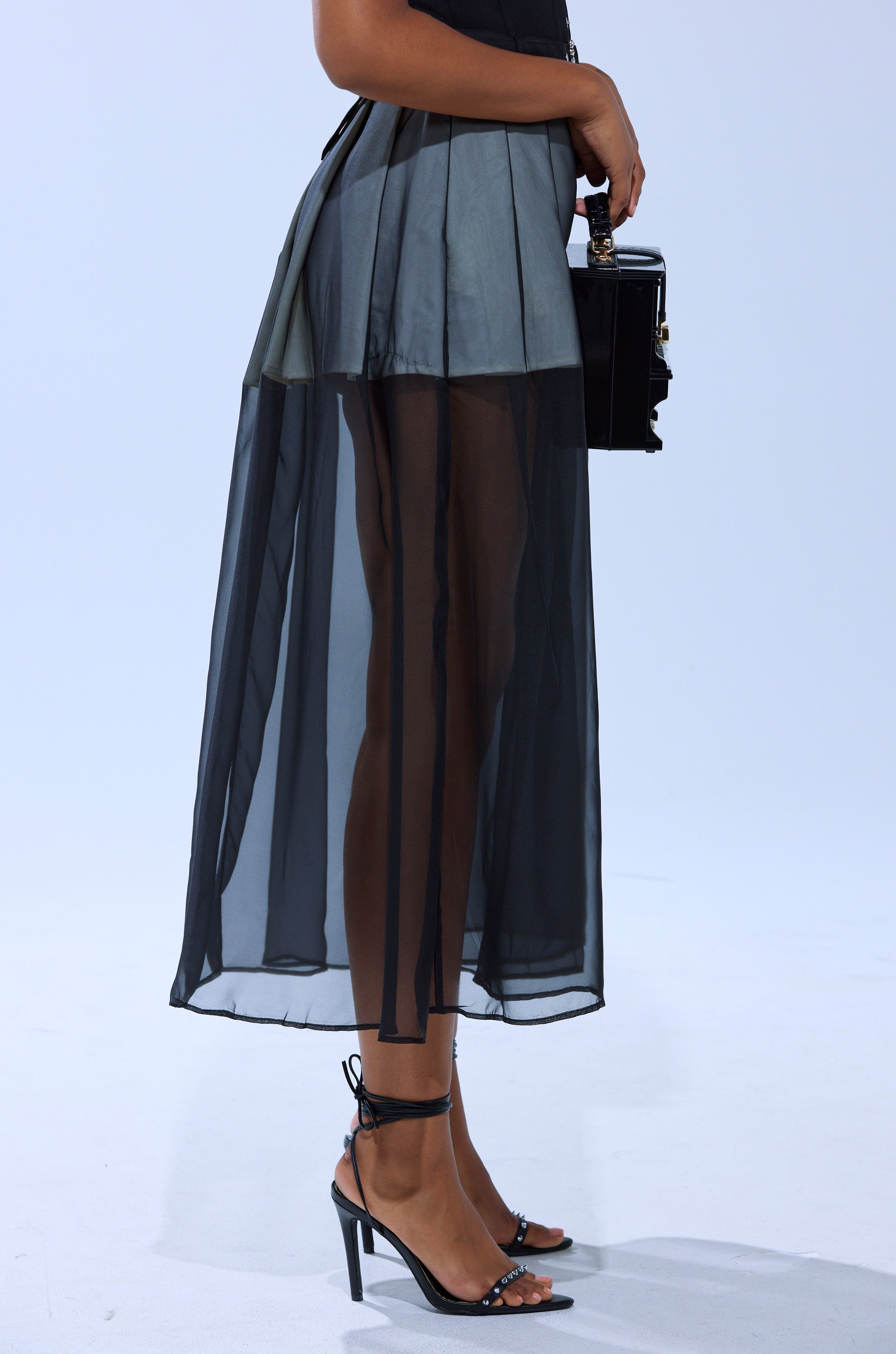 PARTY GIRL MIDI SKIRT