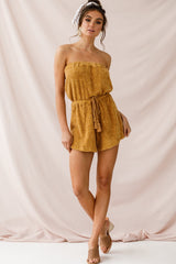 Margie Terry Cloth Romper Ginger