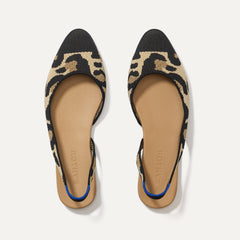 The Almond Slingback - Desert Cat
