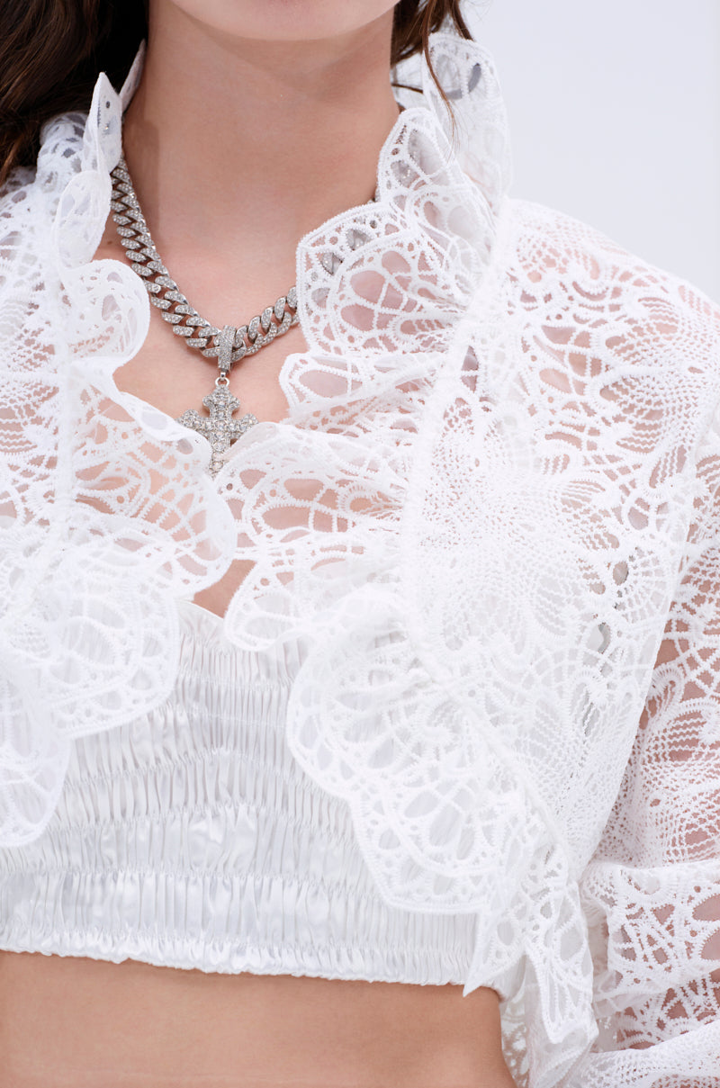 SWEET THING LACE SHRUG
