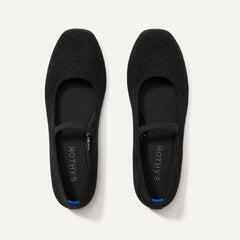 The ReVelvet™ Max Square Mary Jane - ReVelvet™ Black