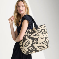 The Lightweight Tote - Jardin Black