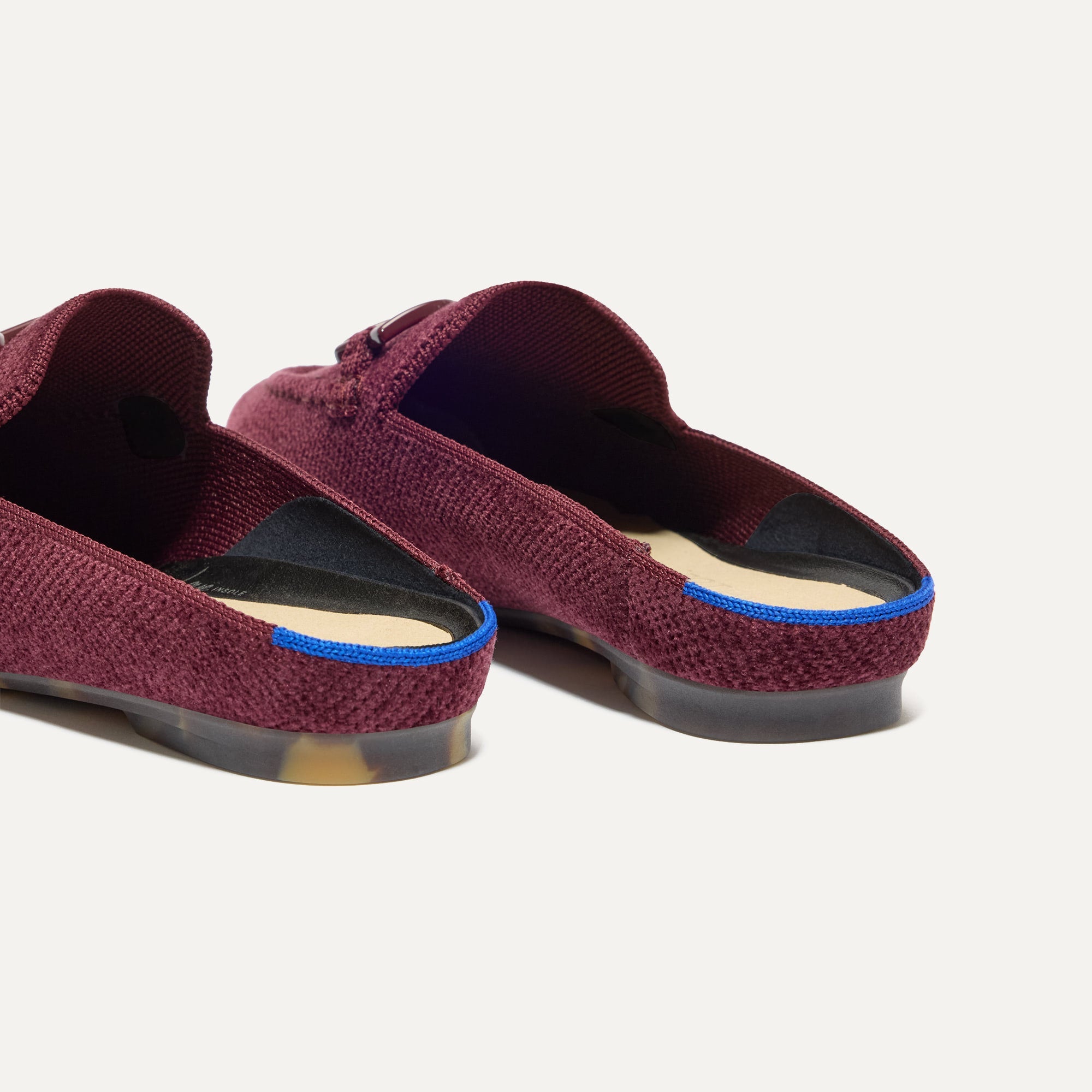 The ReVelvet™ Double Bit Loafer Mule - ReVelvet™ Syrah