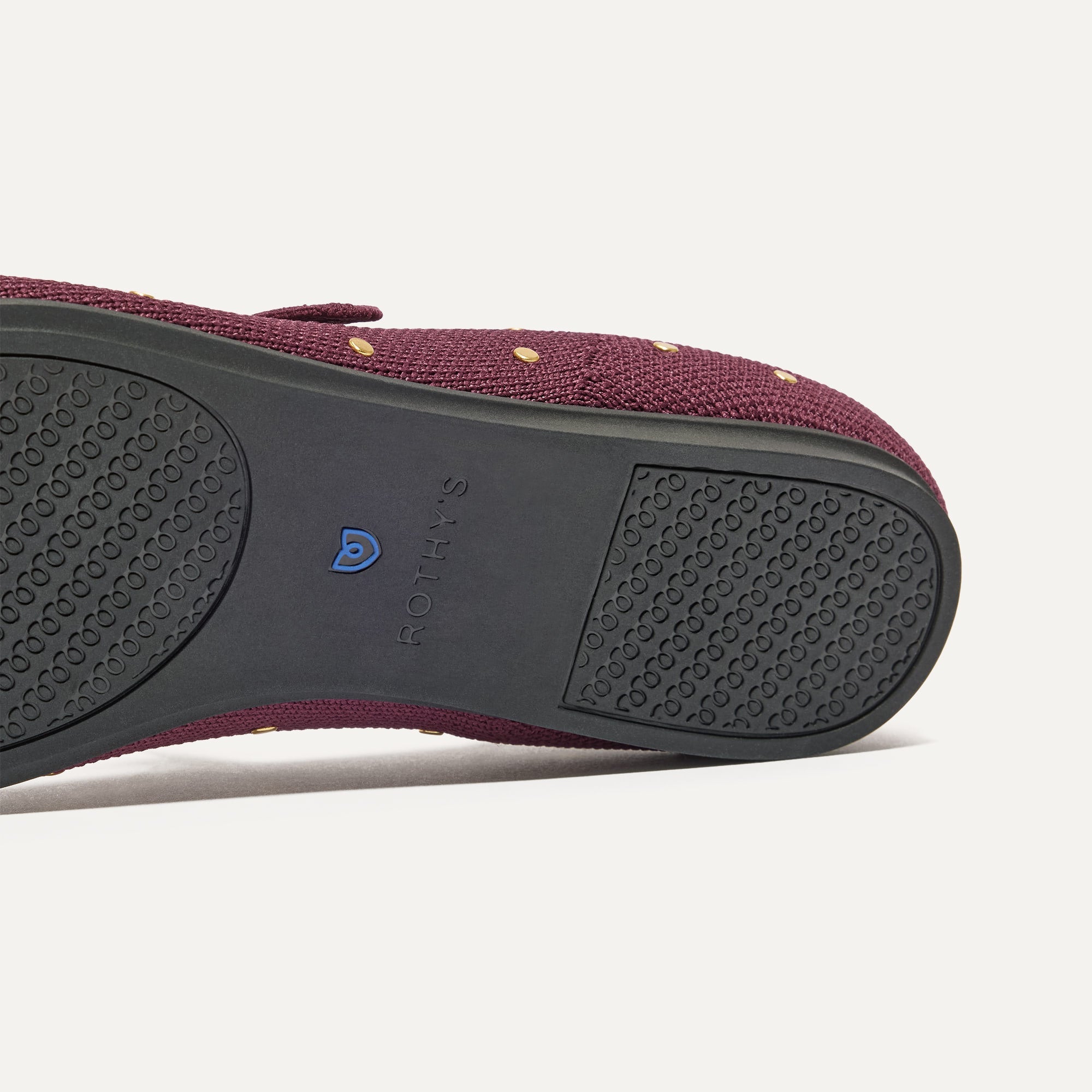 The Square Mary Jane - Studded Syrah