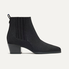 The Western Bootie - Black