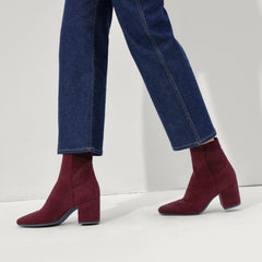 The ReVelvet™ High Classic Boot - ReVelvet™ Syrah