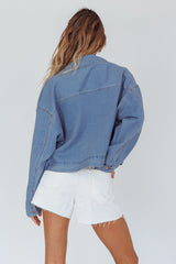 Rodeo Diamante Jacket Washed Blue