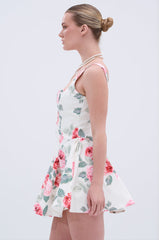 SHOW ME IVORY FLORAL MINI DRESS