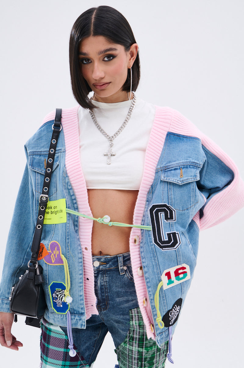 SURGICAL SPLICED CARDIGAN