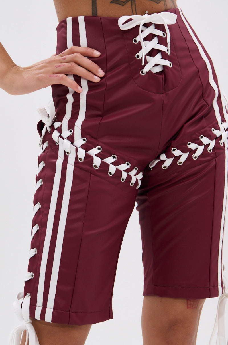 TIME OUT PU BERMUDA SHORT