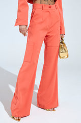 TAKE IT EASY CARGO PANT IN ORANGE