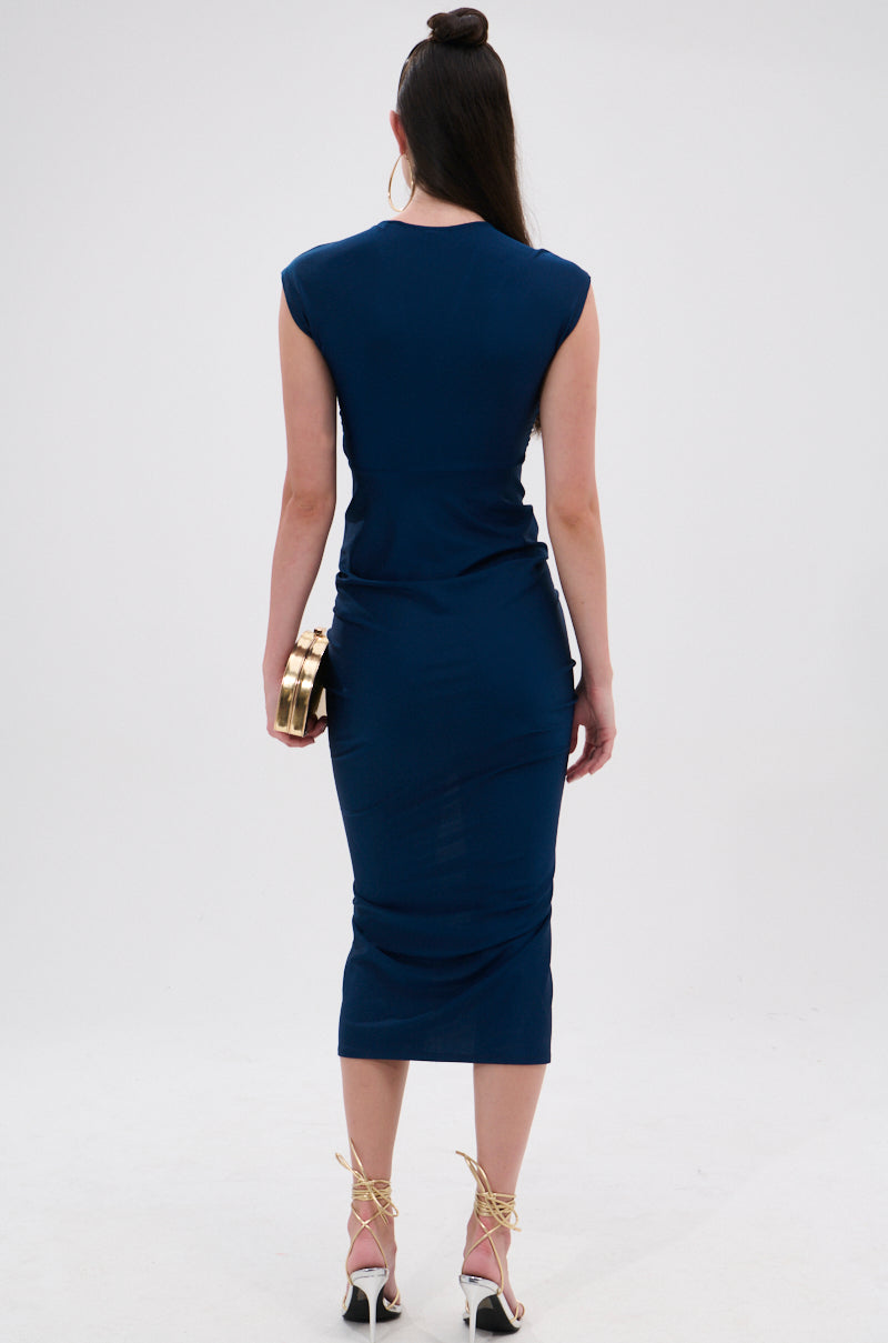 JULIE SLINKY MIDI DRESS