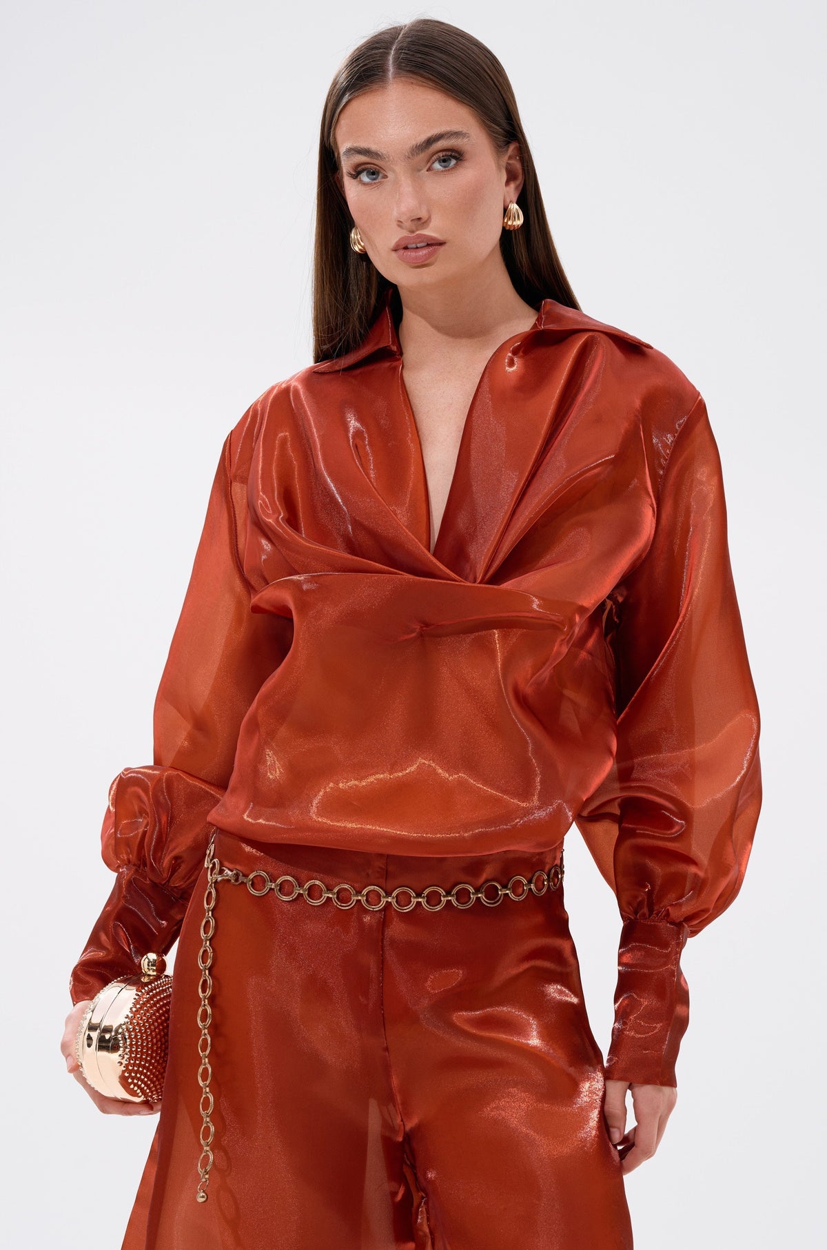 FEELING FREE CHIFFON BLOUSE