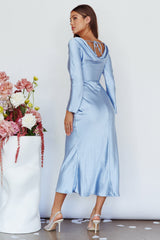 Loveland Cowl Back Midi Dress Ice