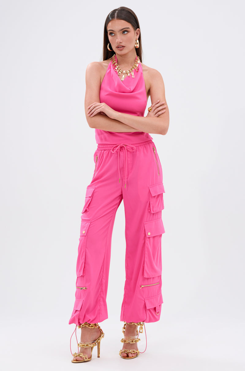 UP TO NO GOOD CARGO PANT IN PINK