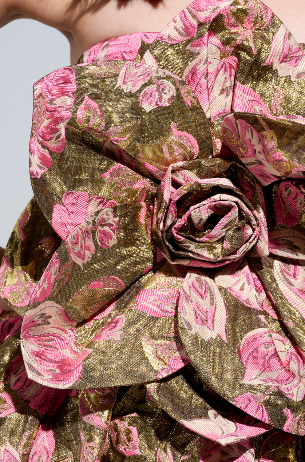 WILD CHILD BROCADE MINI DRESS