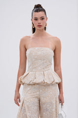 SUMMER TIME BLISS EYELET CORSET