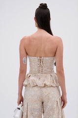 SUMMER TIME BLISS EYELET CORSET