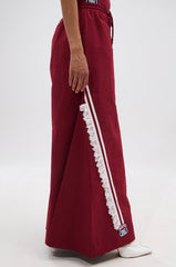 PLAY TIME IS OVER OVERSIZED TRACK PANT