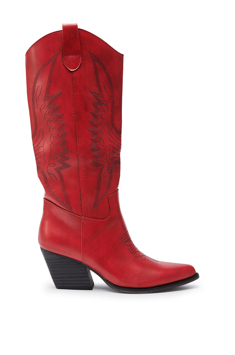 IZABELLA WATERMELON WESTERN BOOT