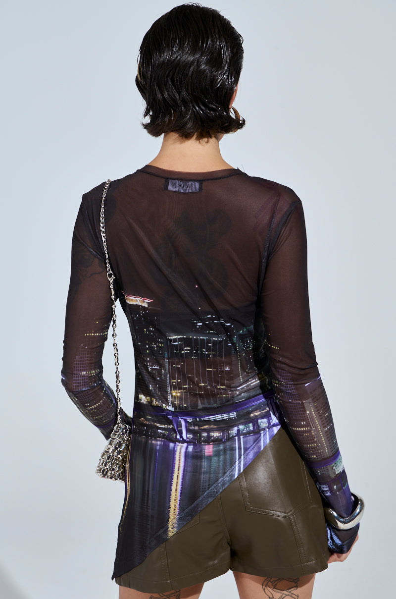 CITY LIFE MESH TOP