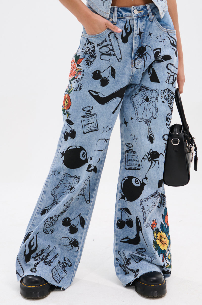 OUT OF MY LEAGUE RELAXED DENIM