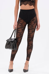 SUPER LACE STRETCHY LEGGINGS