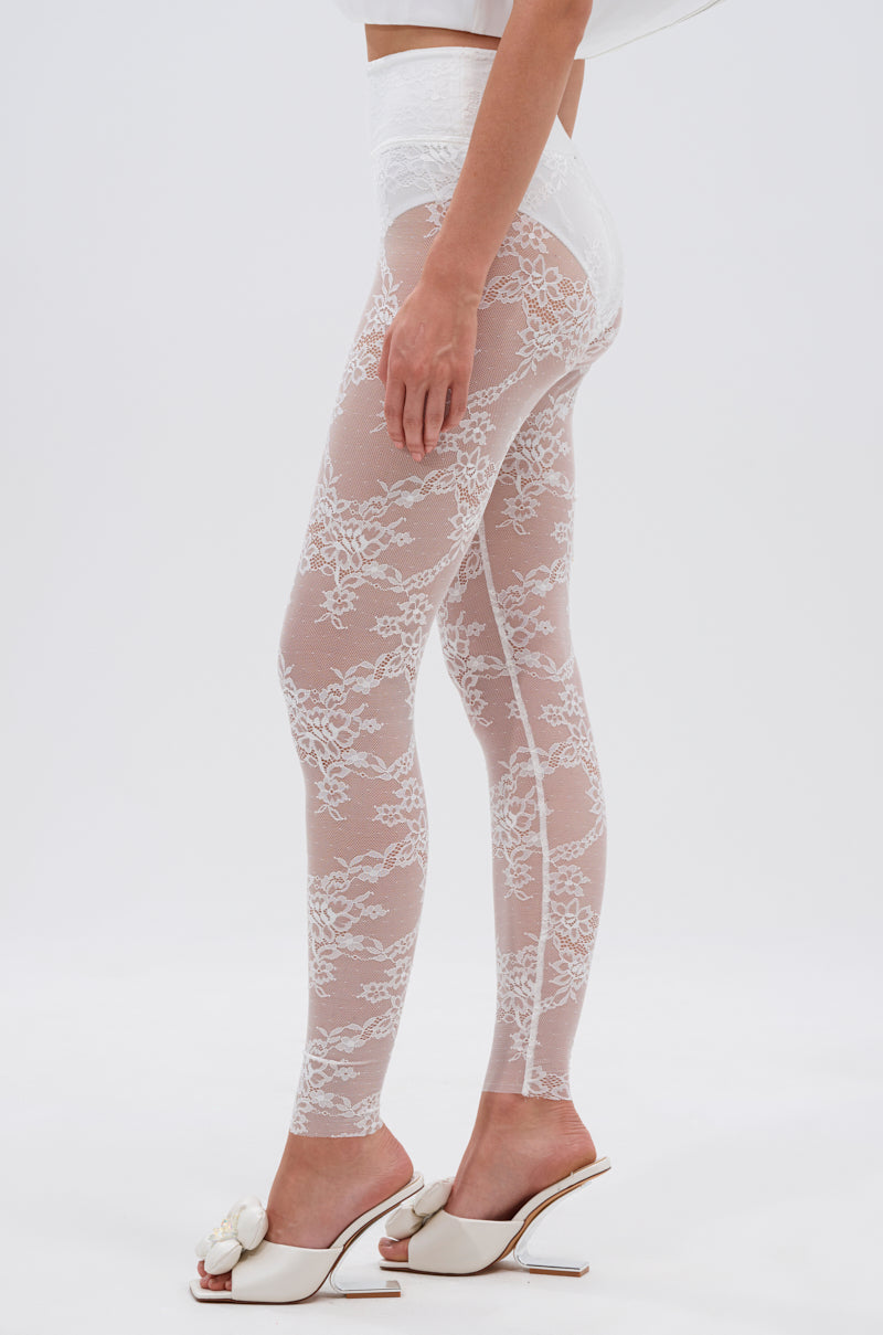 SUPER LACE STRETCHY LEGGINGS
