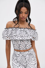 SET YOU FREE OFF THE SHOULDER BLOUSE