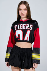 TIGERS CROP JERSEY