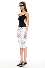 LIONESS Starlight Capri Cream Polka