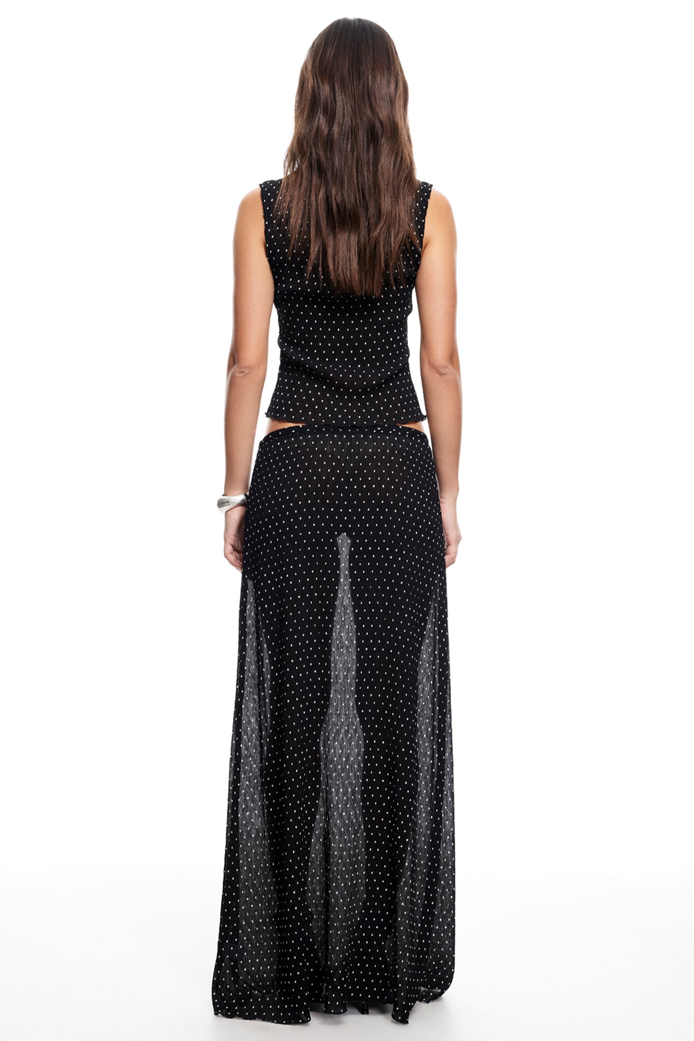 LIONESS Ford Top Onyx Polka