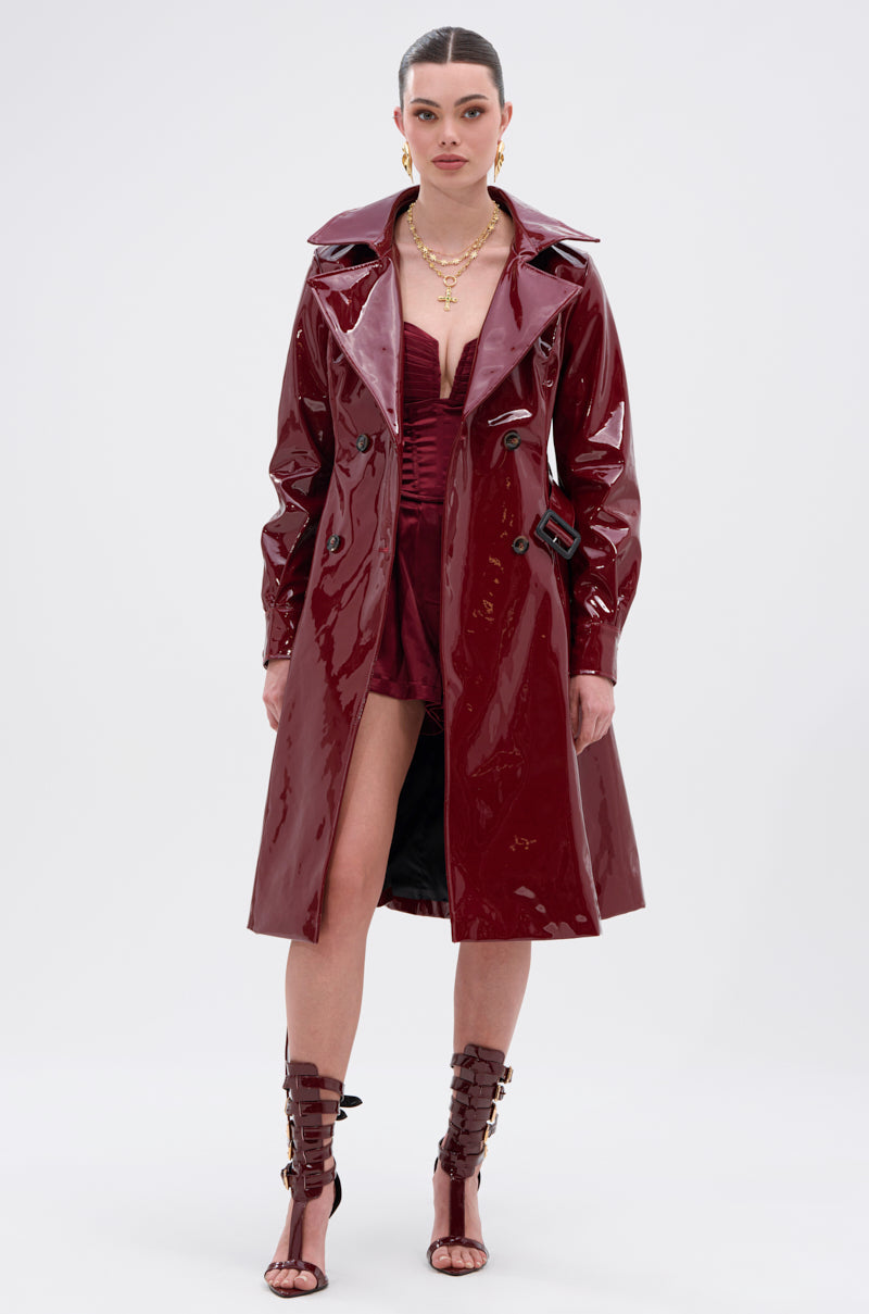 MITICA PATENT TRENCH COAT