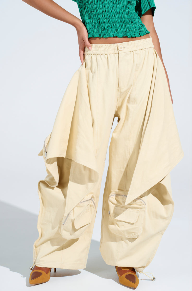DO THE MOST TIE FRONT PANT