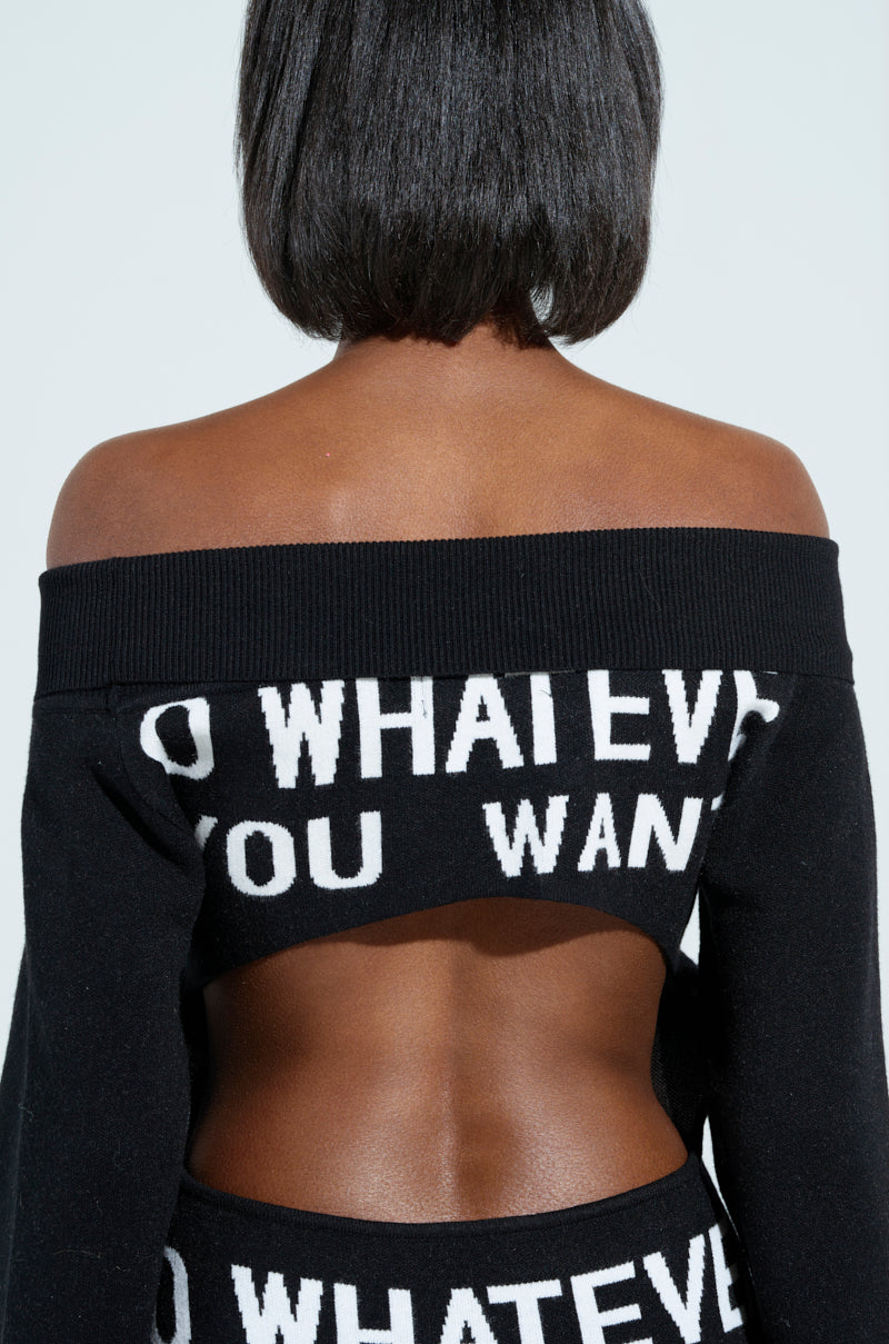 WHATEVER YOU WANT KNIT MAXI DRESS