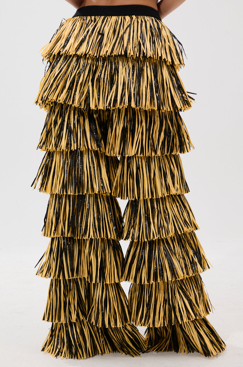 CRAZY FOR YOU STRAW PANTS