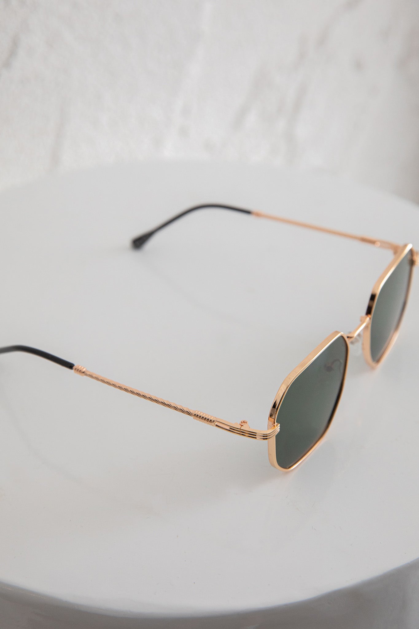 Sahara Aviator Sunglasses Dark Green