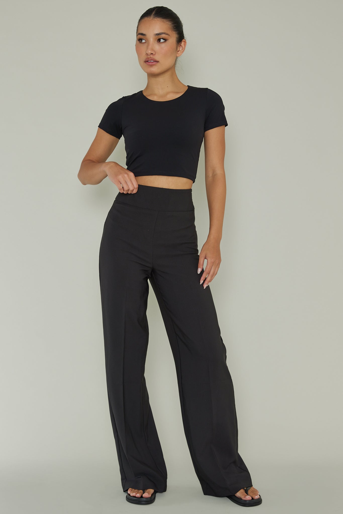 Grammercy Short Sleeve Top Black