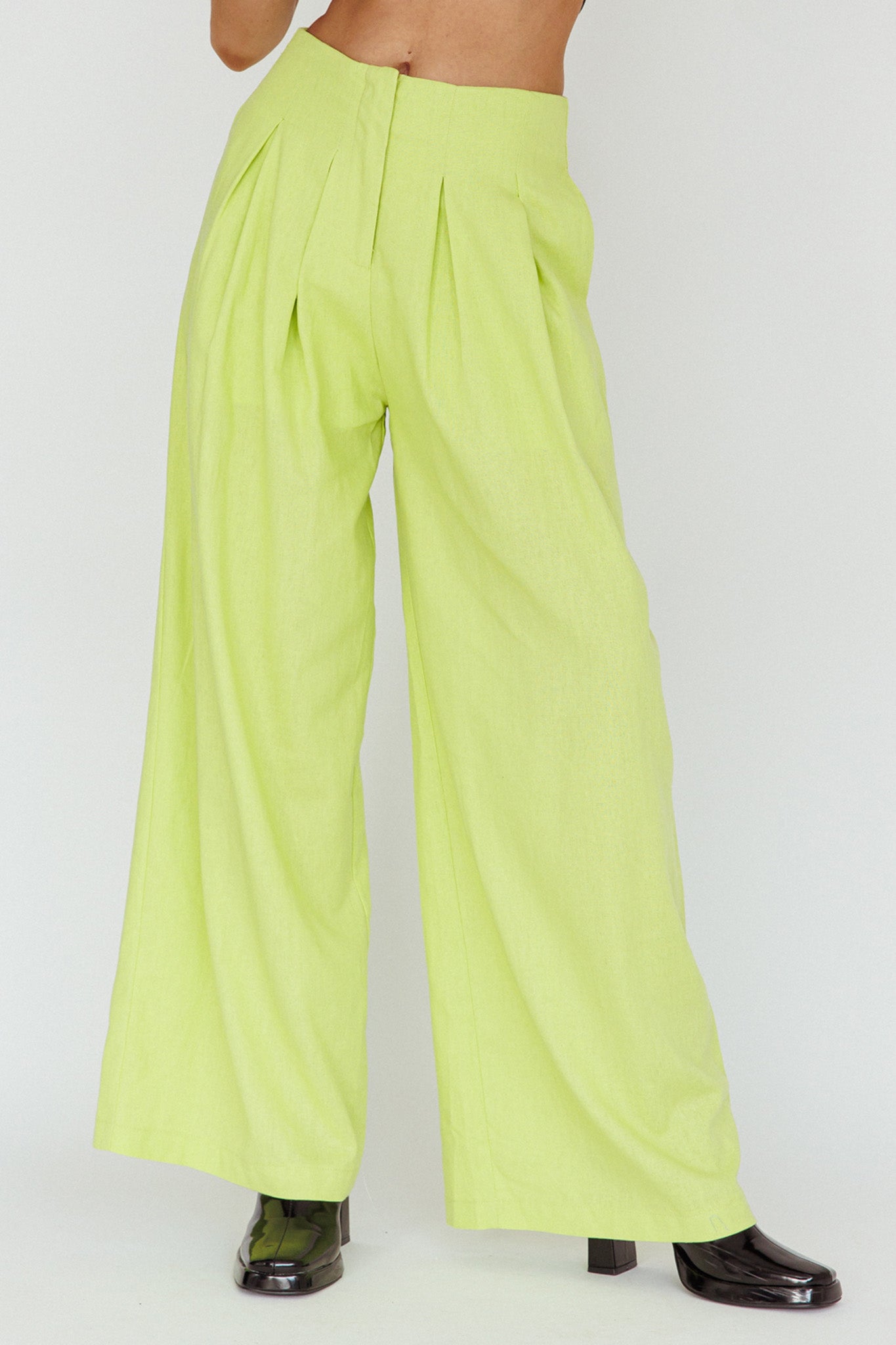 Sloan Side Pocket Trouser Pants Lime