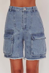 Tardy Cargo Short Jorts Denim