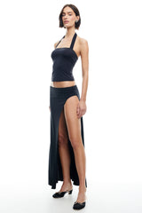 LIONESS Merci Maxi Skirt Onyx